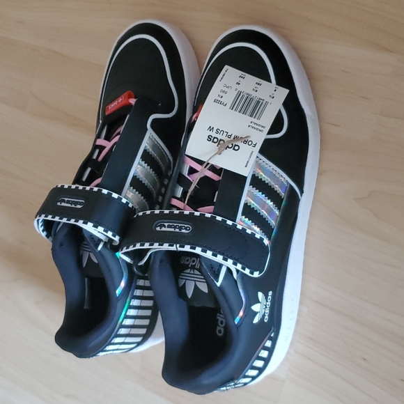 ADIDAS - Black Forum Plus Shoes - Women's Size 8 - Picture 9 of 9